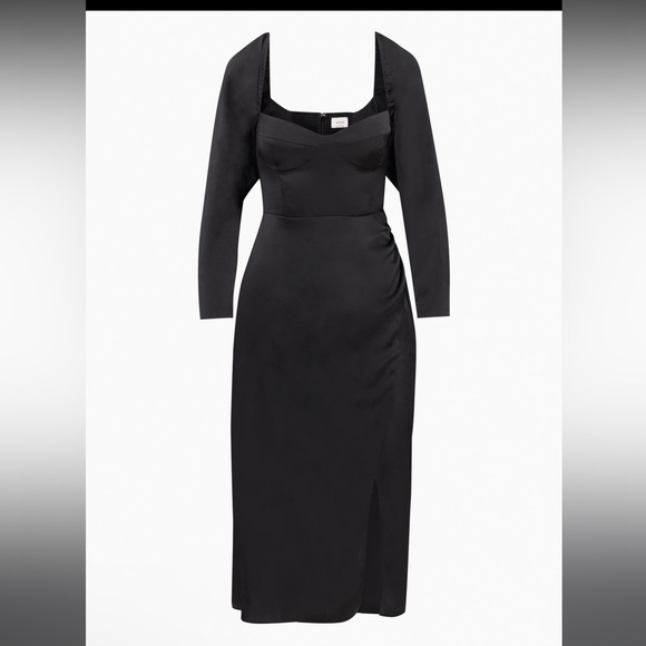 Green Wilfred Masquerade Dress, size 4, sold out! Wedding guest / fall dress - Picture 5 of 13